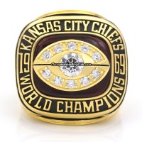 1969 Kansas City Chiefs Super Bowl Ring/Pendant(Premium)